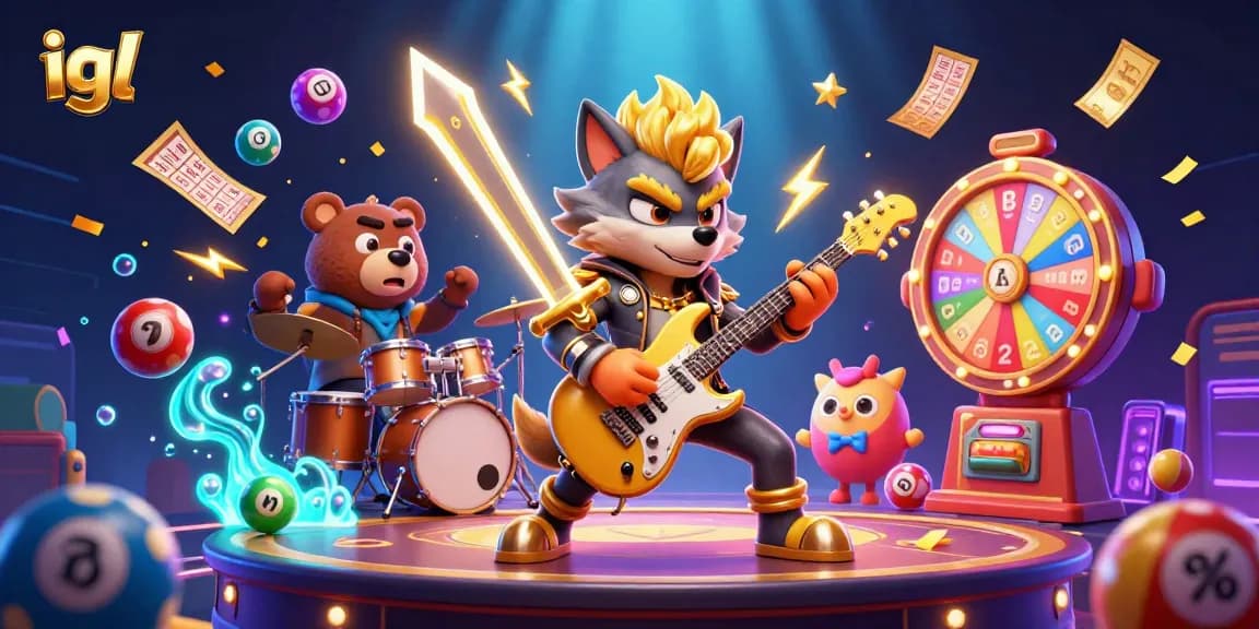 Experience thrilling jackpot wins with igl in this vibrant 3D casino celebration!