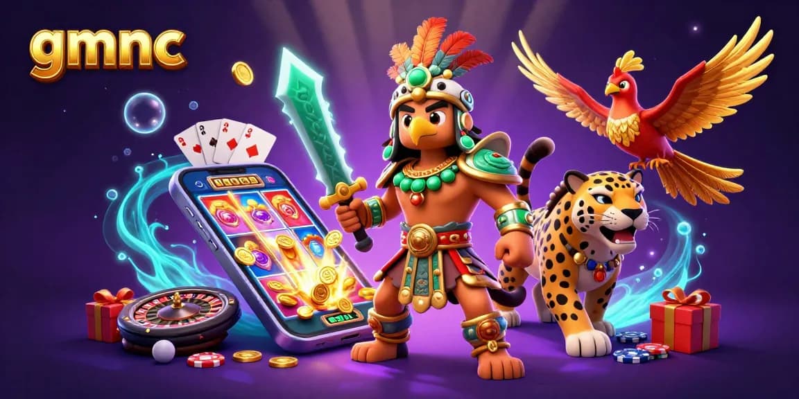 Experience thrilling wins with gmnc's vibrant slot gaming adventure, featuring rich Aztec visuals.