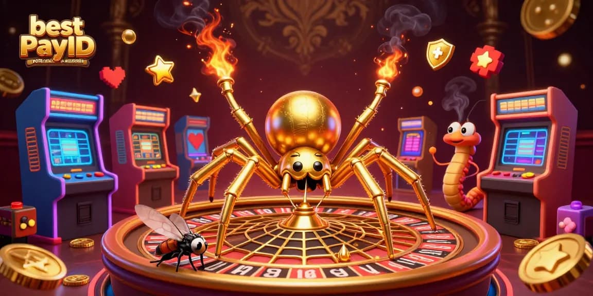 Engage with the best PayID pokies sites in Australia featuring colorful casino elements and vibrant characters.