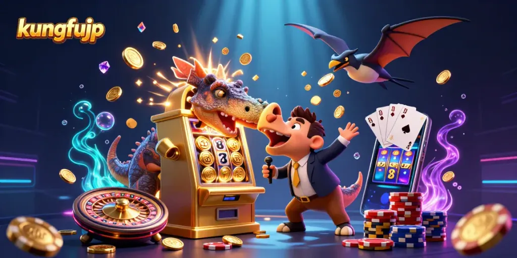 kungfujp memicu jackpot dalam mesin slot dengan karakter unik di kasino