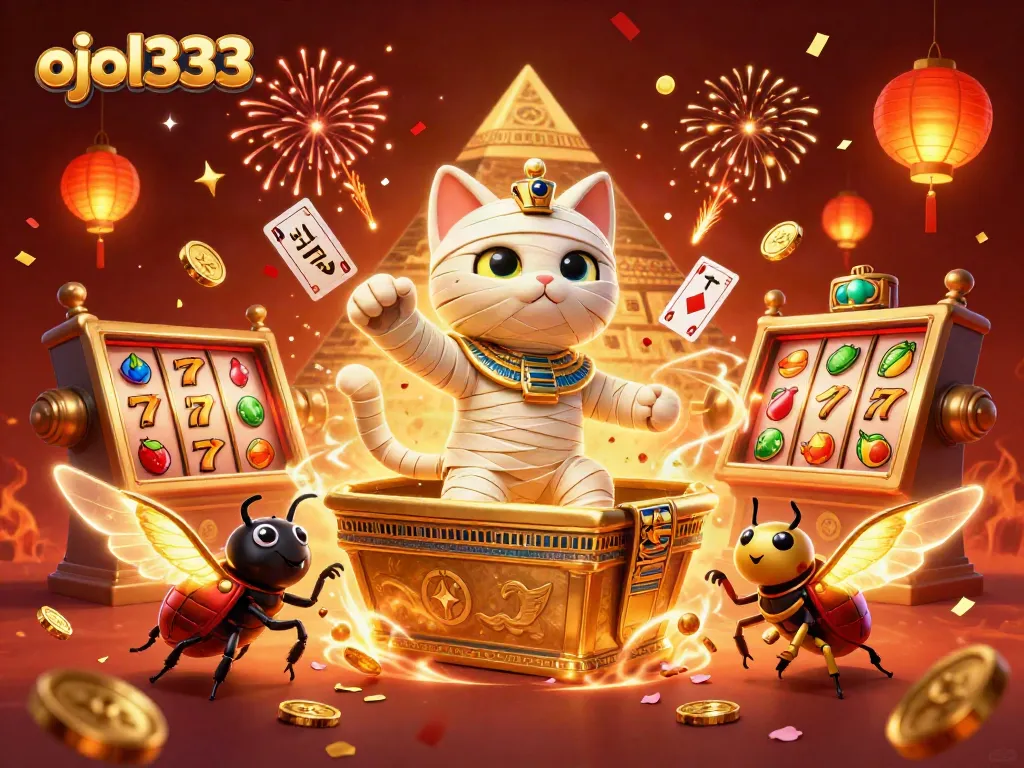 Experience exciting gameplay with ojol333's vibrant casino scene featuring unique elements.