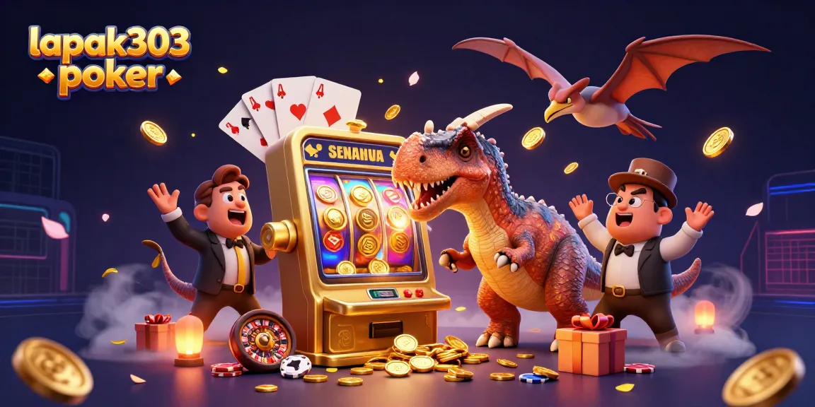 Menangkan hadiah jackpot di lapak303 poker dengan ilustrasi kasino yang menggembirakan.