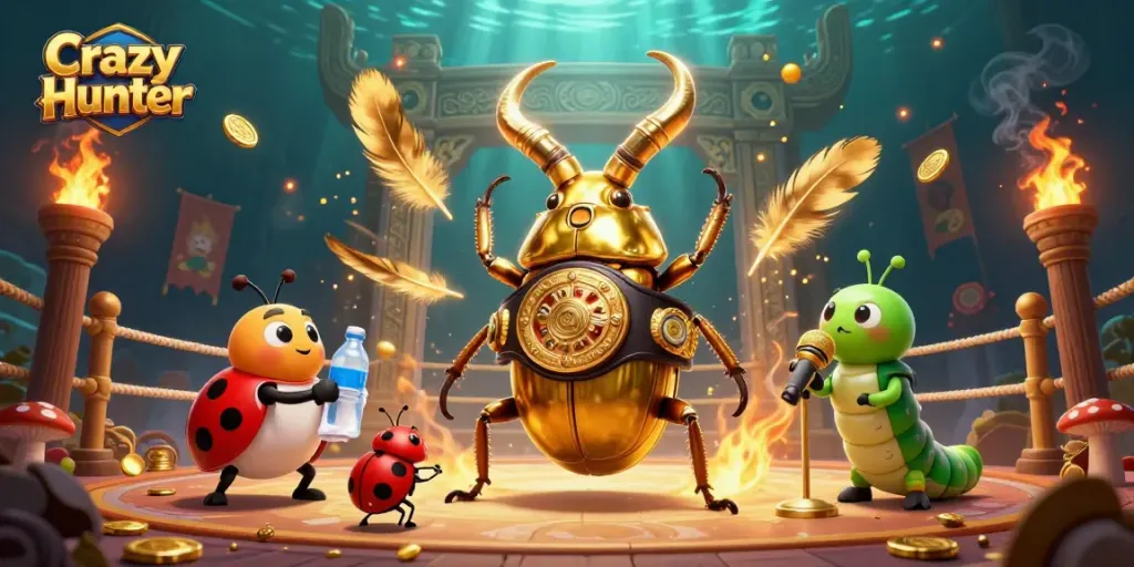 Crazy Hunter เป็นเกมสล็อตออนไลน์ที่สร้างบรรยากาศการเล่นพนันตื่นเต้นในสไตล์การล่าปลา