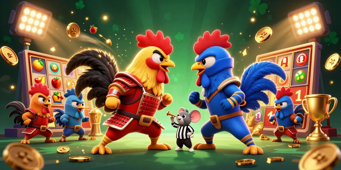 Engage in thrilling action at dash88 with dynamic slot gameplay featuring roosters in combat.