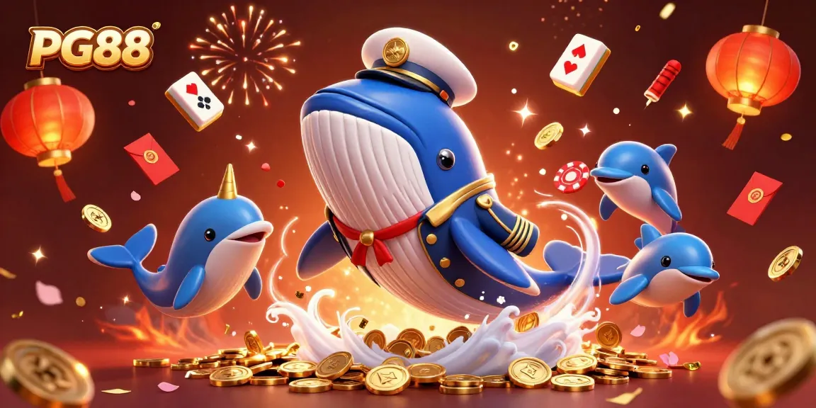 Experience the excitement of PG88 with captivating gameplay alongside golden coins and festive elements.