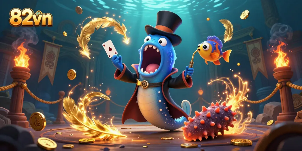Experience thrilling card tricks at 82vn, featuring a magical deep-sea adventure.