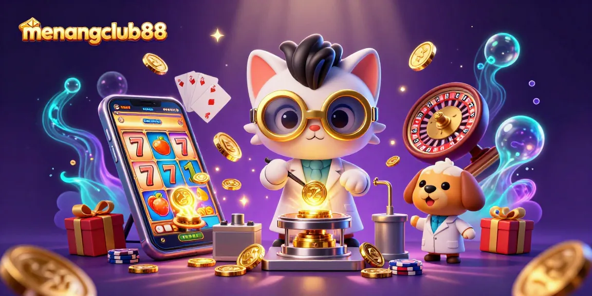 Engage with menangclub88's thrilling slot experience featuring golden coins and dynamic game elements.