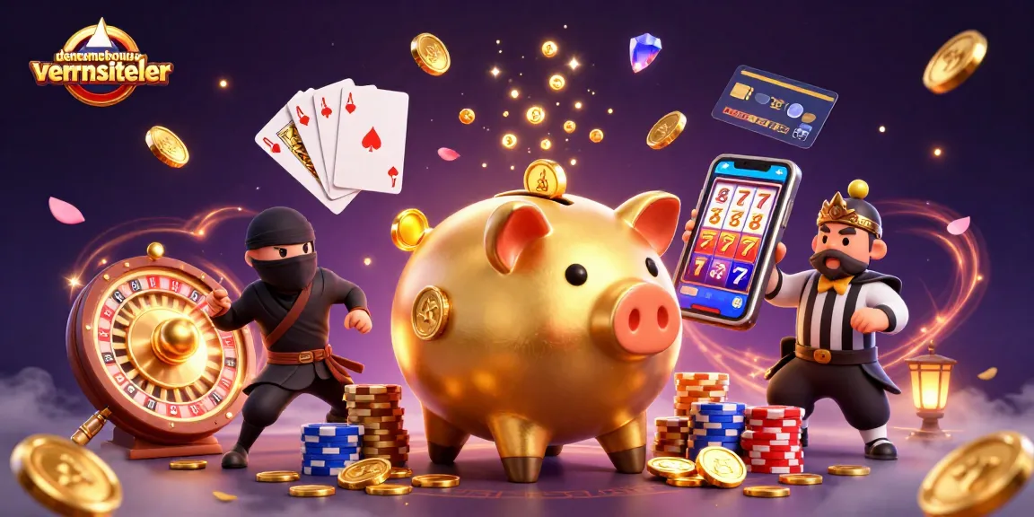 Experience the thrill of gameplay at denemebonusuverensiteler with golden coins cascading from a piggy bank sumo wrestler.