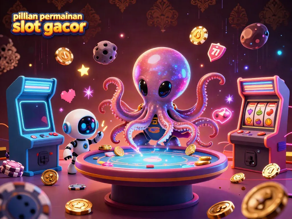 Menangkan pilihan permainan slot gacor dengan alien kartun dan slot penuh warna.