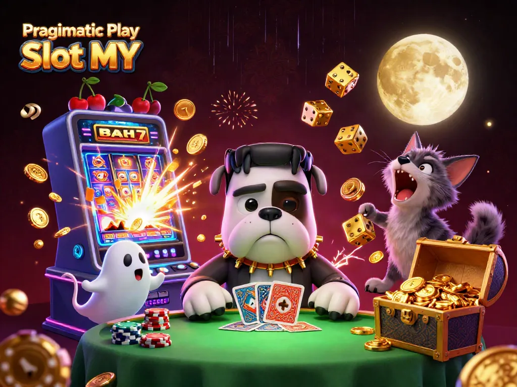 Enjoy the action with Pragmatic Play Slot MY, featuring thrilling characters and vibrant casino elements.
