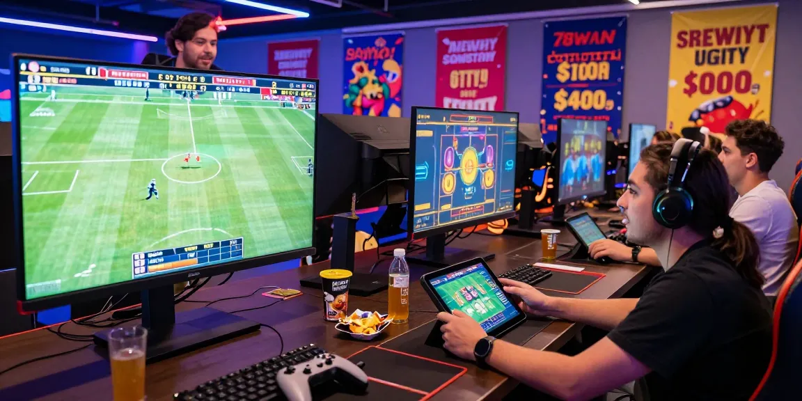 Players enjoying diverse games on the 78WIN platform, capturing the excitement of online gambling.