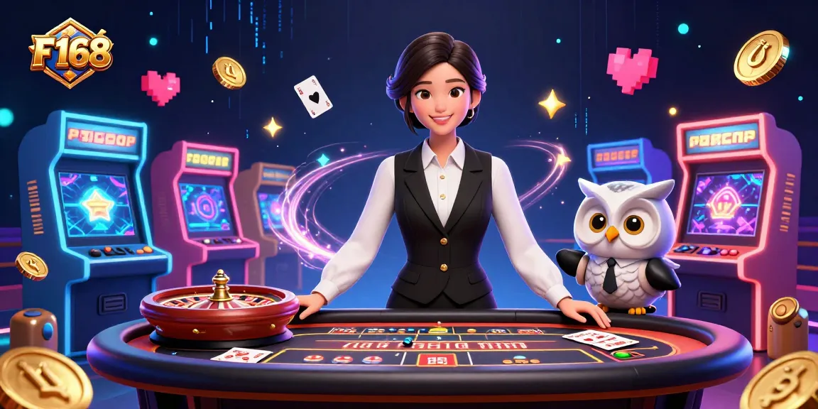Engage with F168's vibrant online casino world enriched with colorful game elements and professional dealers.