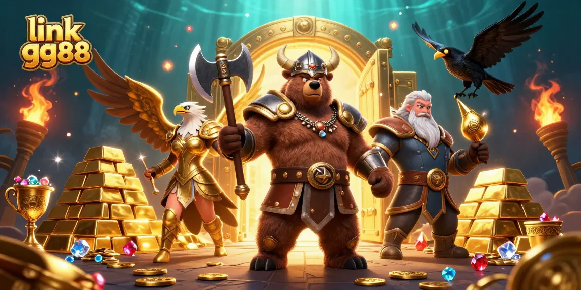 Engage with thrilling action at link gg88 through a dynamic casino adventure illustration.
