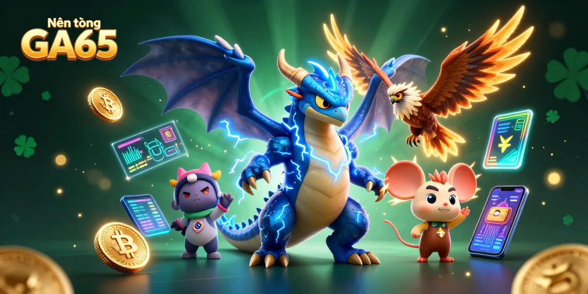 Engage with the Nền tảng GA65 online betting scene showcasing dynamic characters and vibrant casino elements.