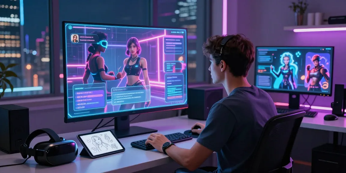 Engaging user interacting with an innovative nsfw ai digital platform showcasing customizable characters and immersive experience.