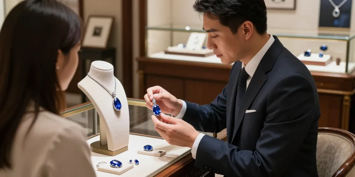 Explore quality gemstones at My Gem Spot with expert insights in an elegant retail setting.