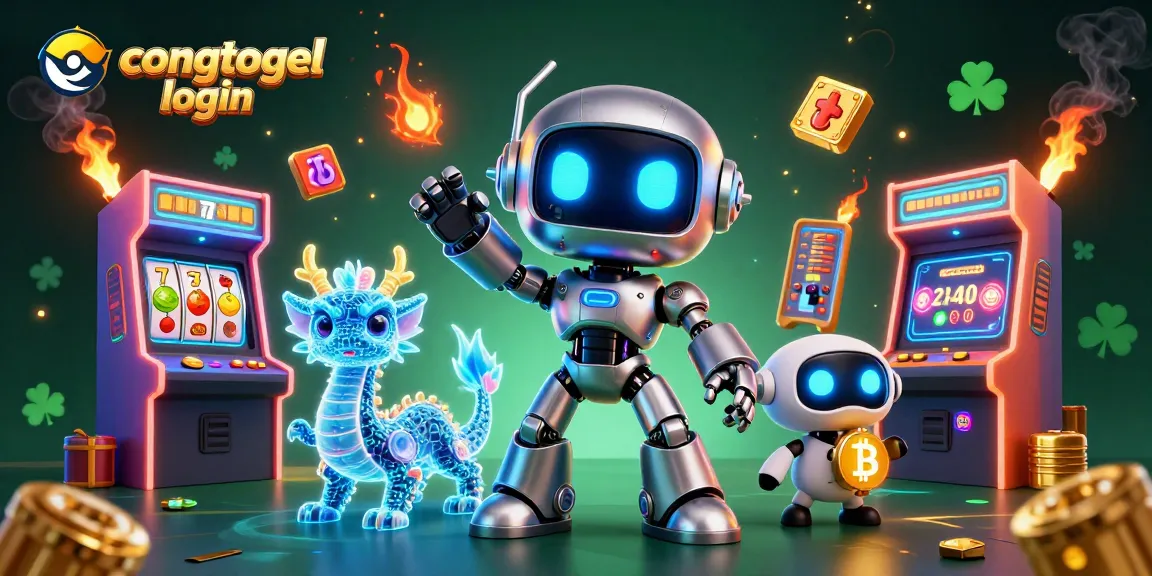 Experience congtogel login with vibrant casino games including slot reels and interactive elements