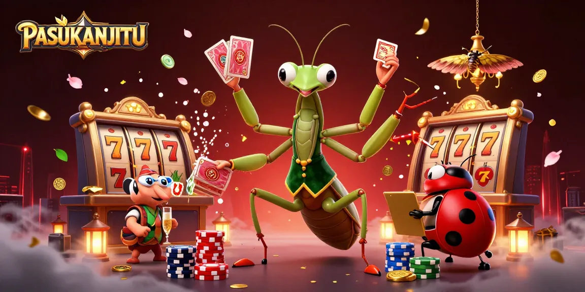 Experience thrilling gameplay with PASUKANJITU's giant mantis card sharp and vibrant casino elements.