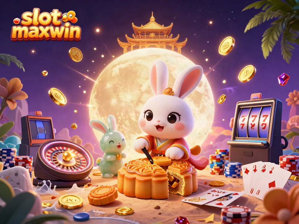 Experience slot maxwin thrills with vibrant casino elements and playful characters.
