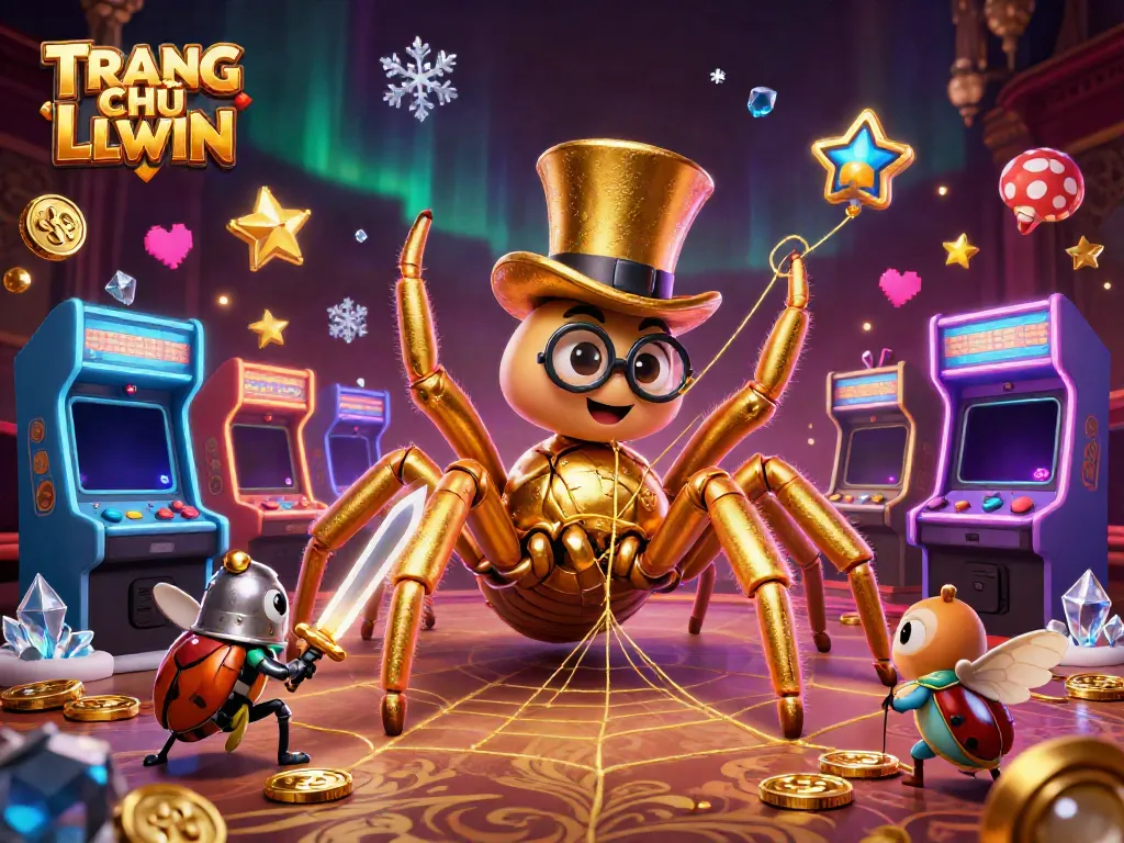 Experience the excitement at TRANG CHỦ LLWIN with vibrant gaming elements and dynamic characters.