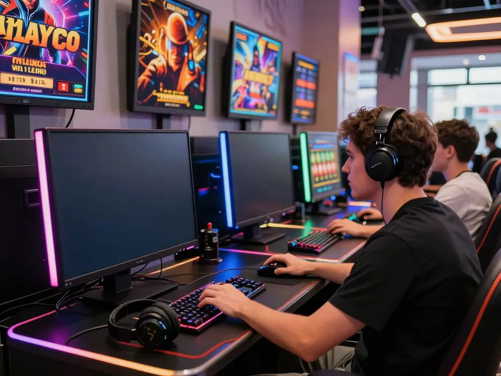 Player enjoying an exciting slot game experience on king999 platform.