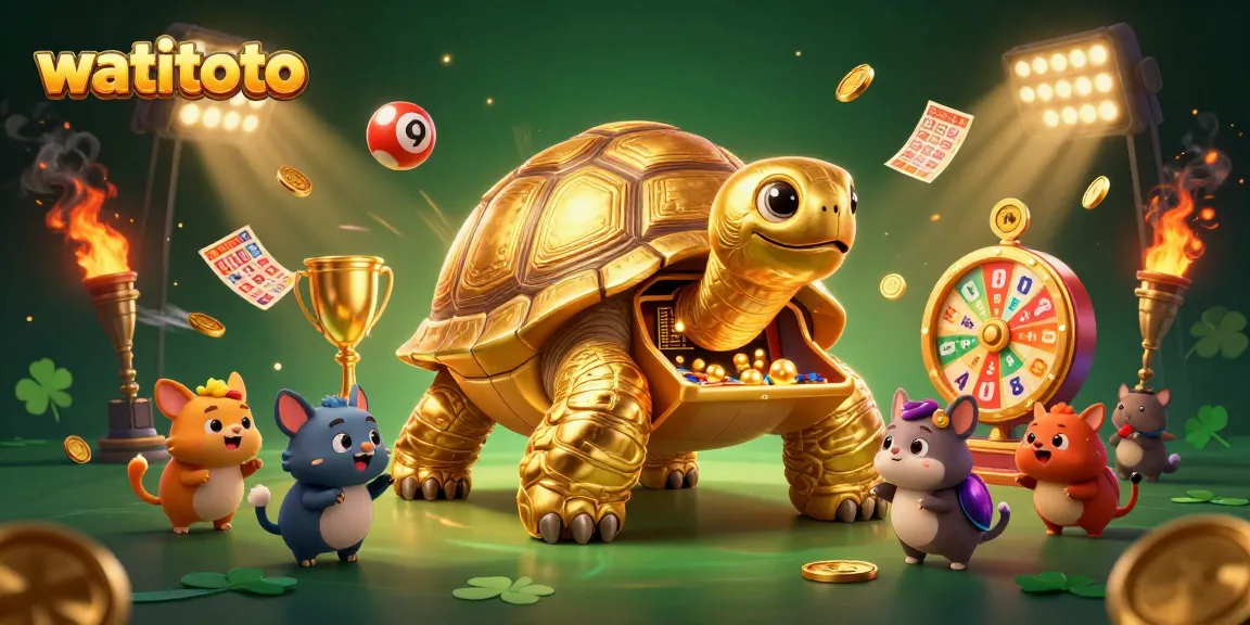 Experience excitement at watitoto with a dynamic illustration of playful lottery games.