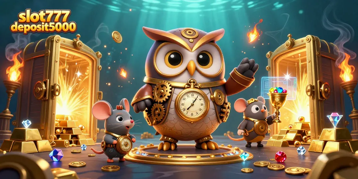 Play exciting slots at slot777deposit5000 with vibrant characters and dazzling treasures