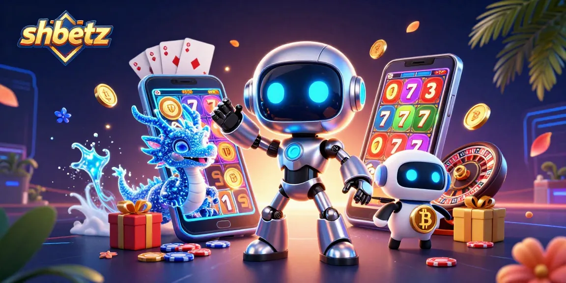 Engage with shbetz dynamic casino gaming experience featuring vibrant slot games and neon characters.