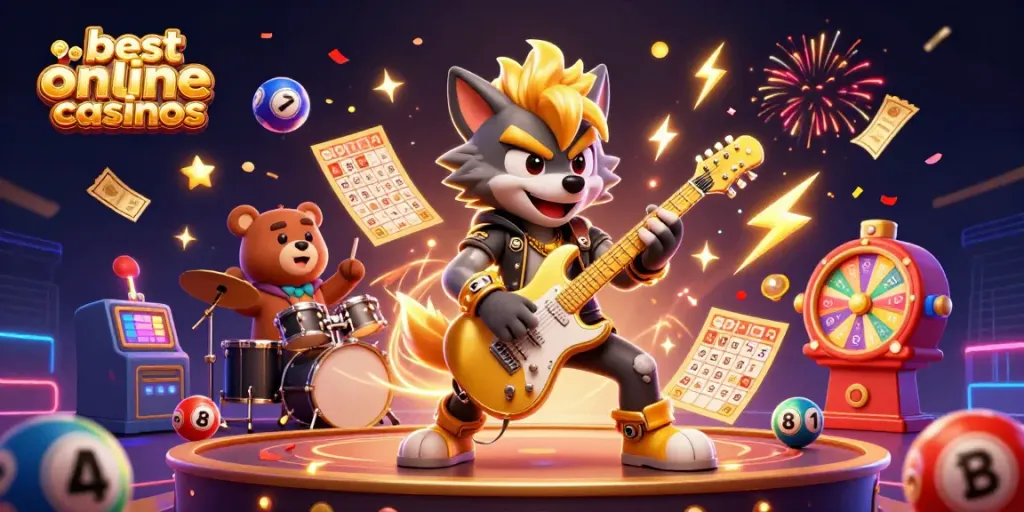 Experience thrilling wins at the best online casinos with vibrant casino scenes and dynamic rewards.