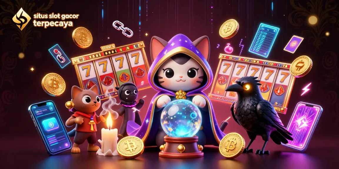 Experience the thrill of winning with situs slot gacor terpercaya featuring slot reels and a mystical atmosphere.