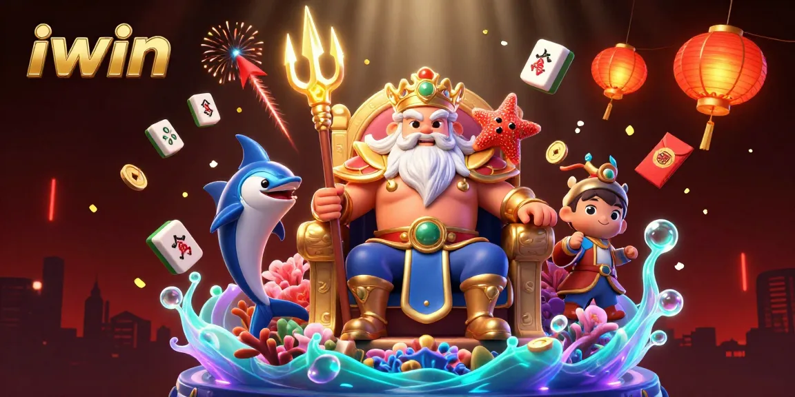Engage with top-tier iwin casino games featuring Neptune and vibrant undersea elements.