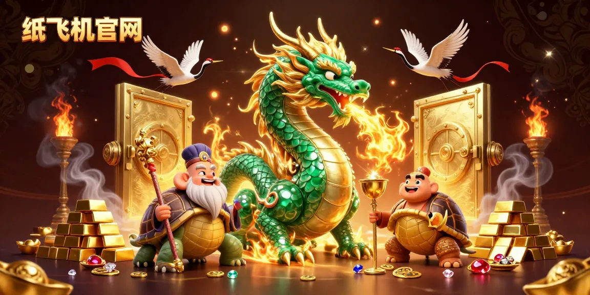 Engage with 纸飞机官网's thrilling gaming experience featuring a jade dragon and treasures galore.