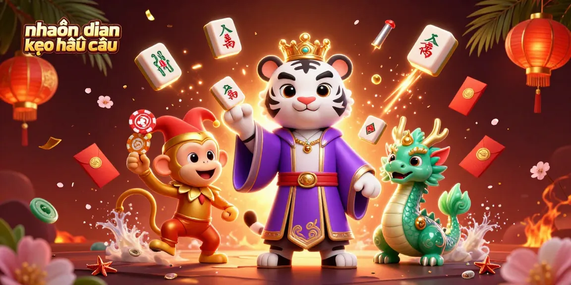 Experience strategic insights with nhận định kèo nhà cái showcased by dynamic characters in a vibrant casino scene.